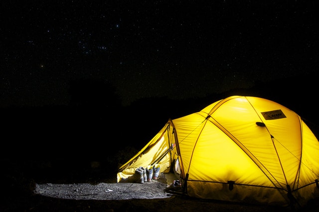 tent camp night star 45241